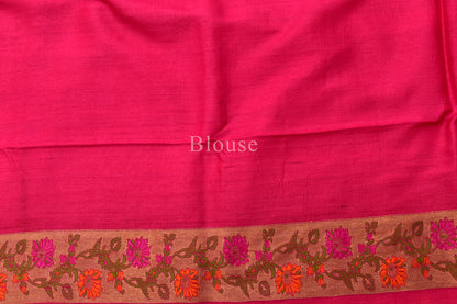 Tusser Kadwa Saree