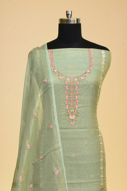 Cotton Embroidery Suit