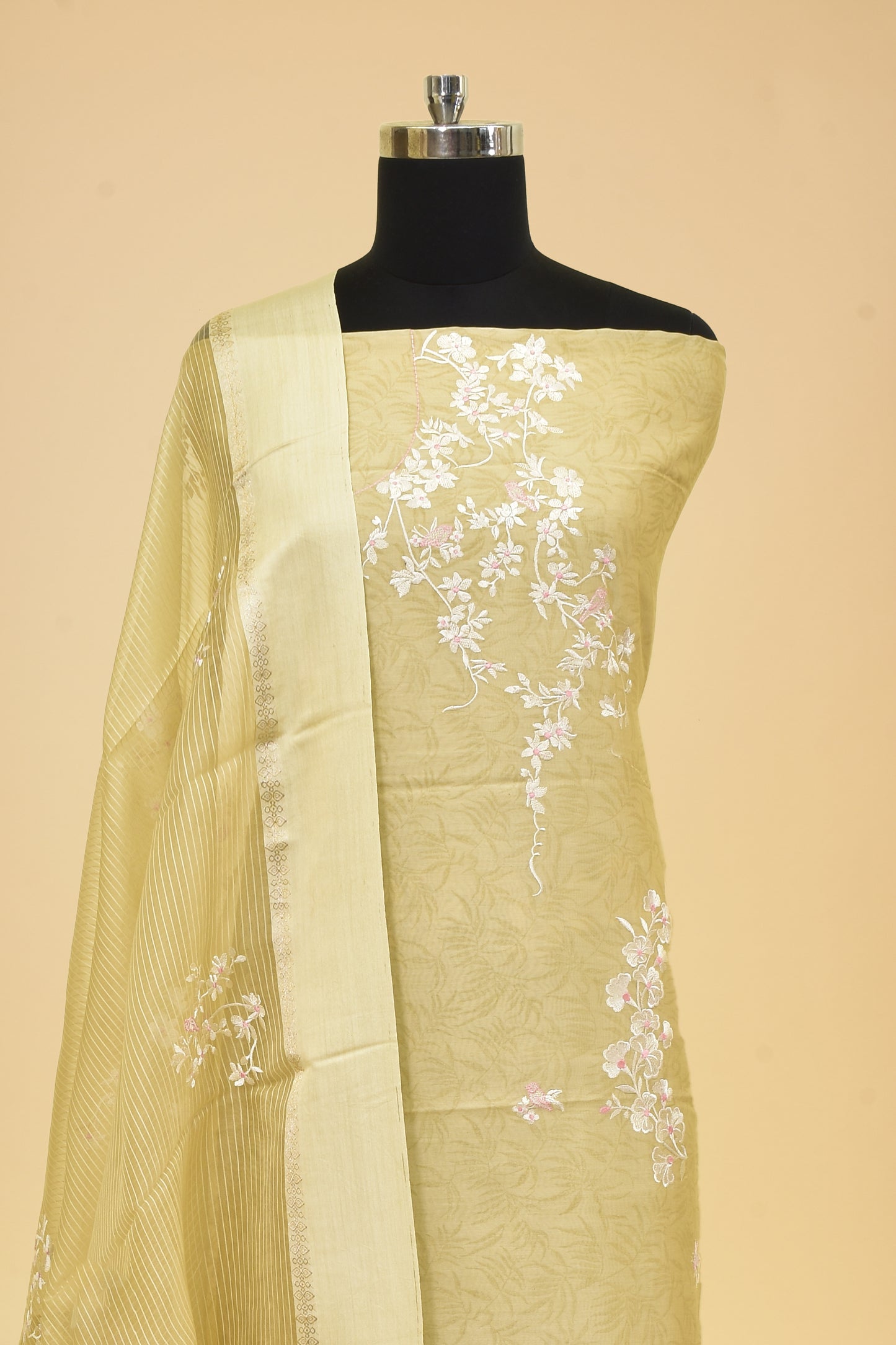 Cotton Embroidery Suit