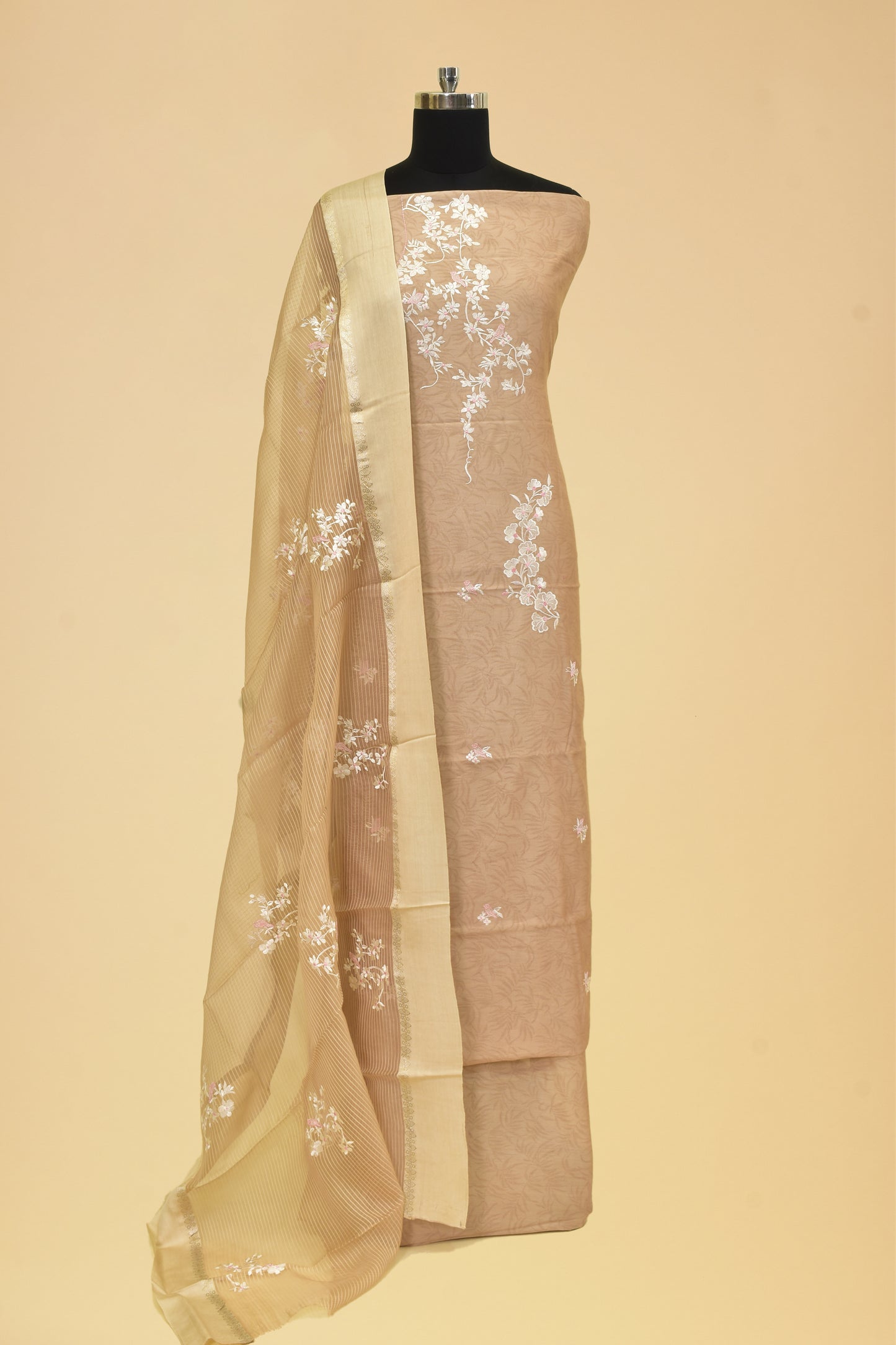 Cotton Embroidery Suit