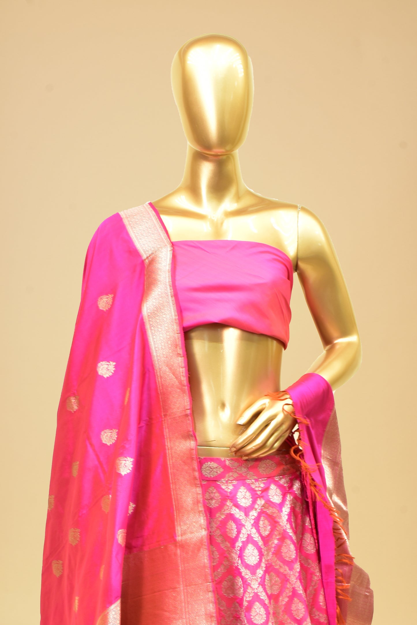 Banarasi Silk Kadwa Lehenga