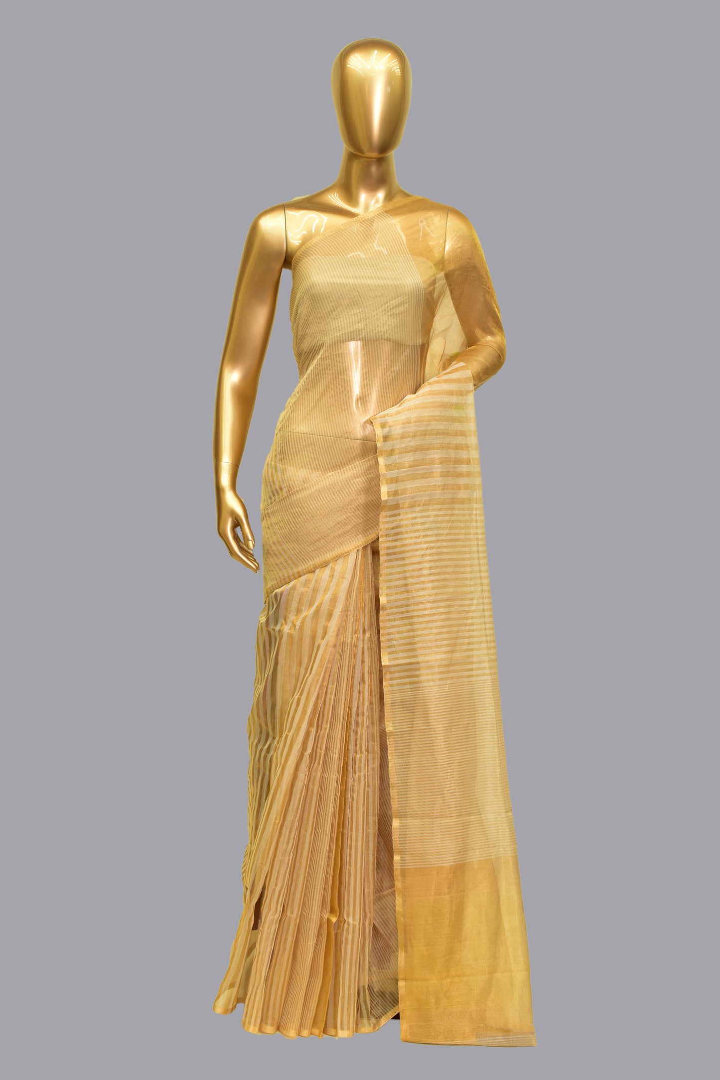 Tissue Plain Saree