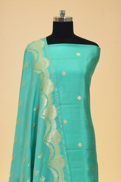 Silk Kadwa Booti Suit