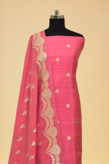 Silk Kadwa Booti Suit