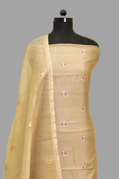 Silk Embroidery Suit