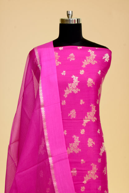 Silk Cutwork Suit