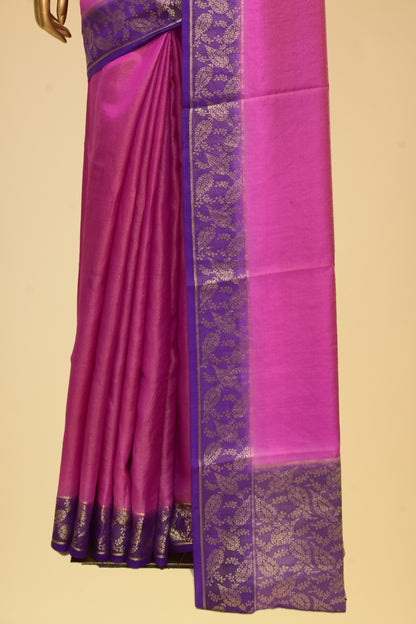 Tissue Plain Saree