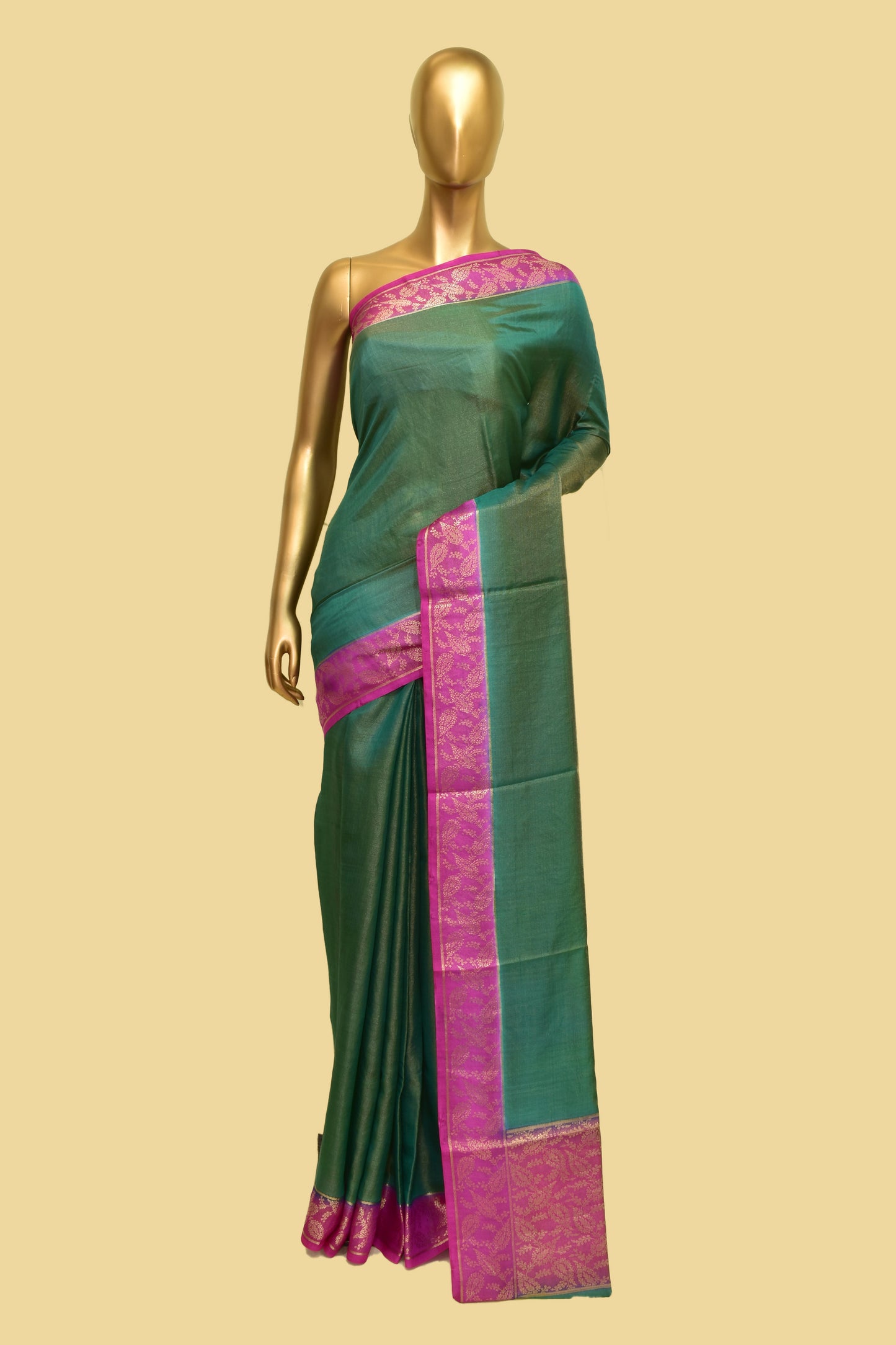 Tissue Plain Saree