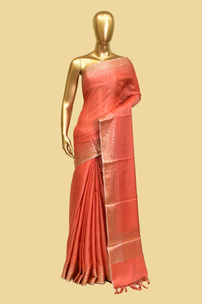 Tissue Plain Saree