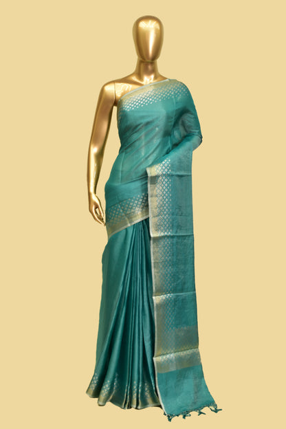 Tissue Plain Saree