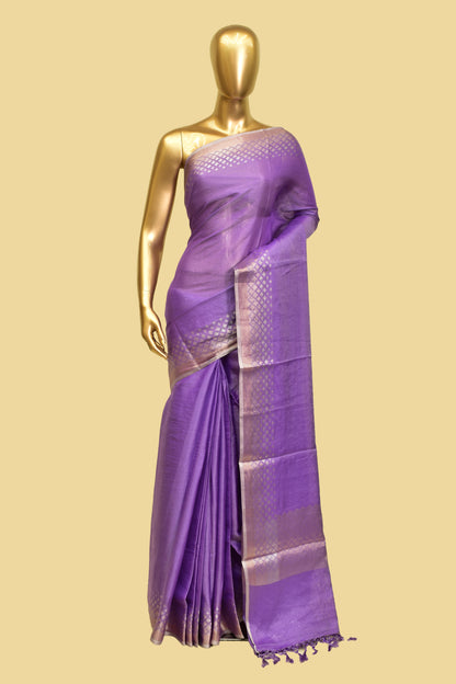 Tissue Plain Saree