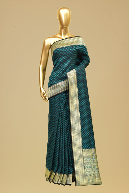 Satin Cutwork Saree