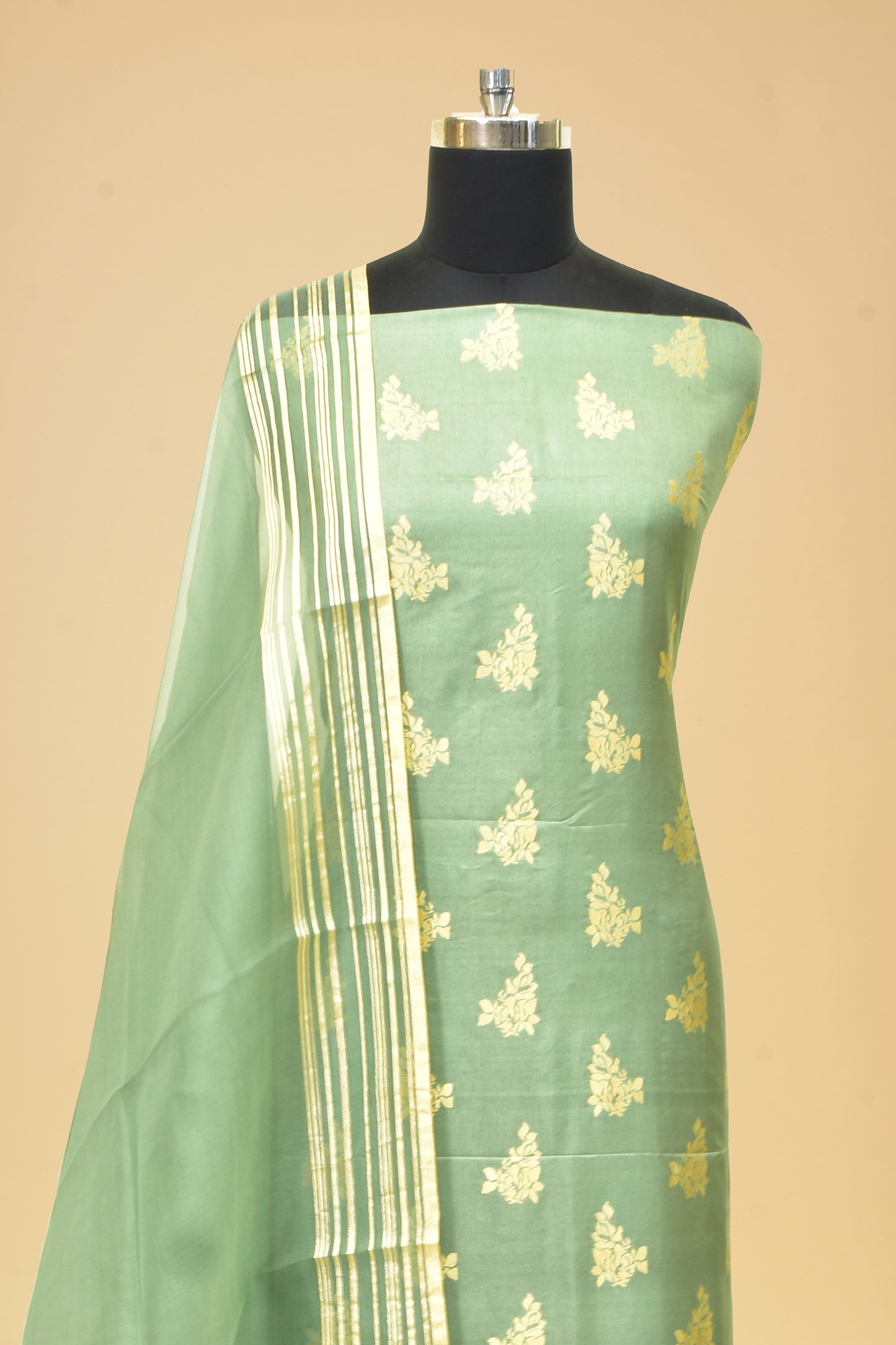 Silk Cutwork Suit