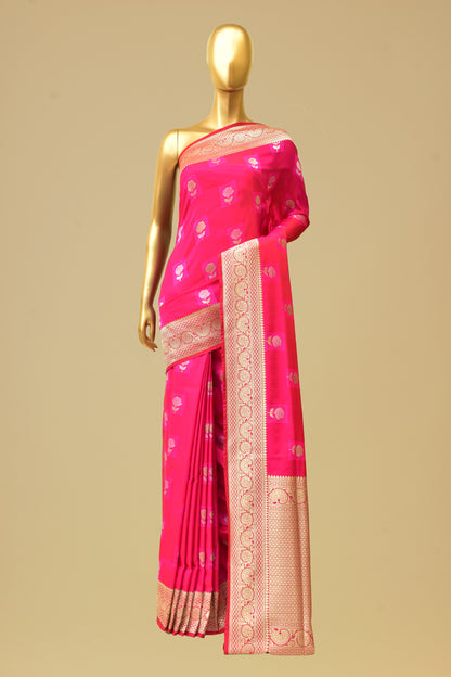 Satin Cutwork Saree