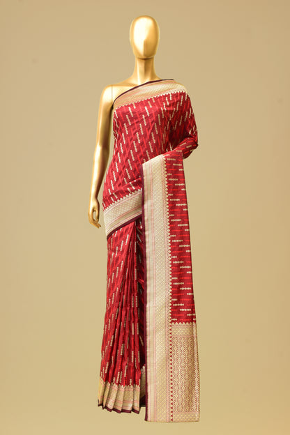 Silk Cutwork Saree