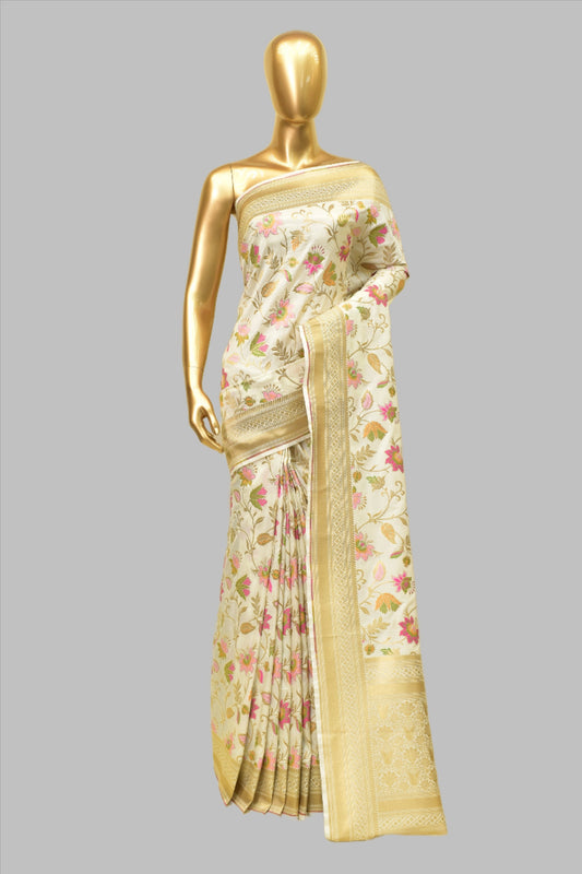 Art Georgette Cutwork Saree