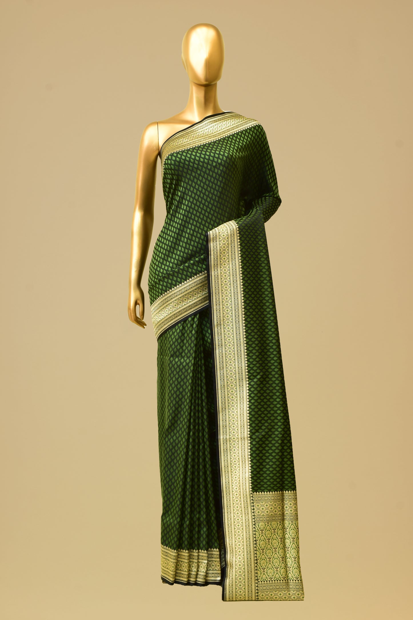 Satin Cutwork Saree