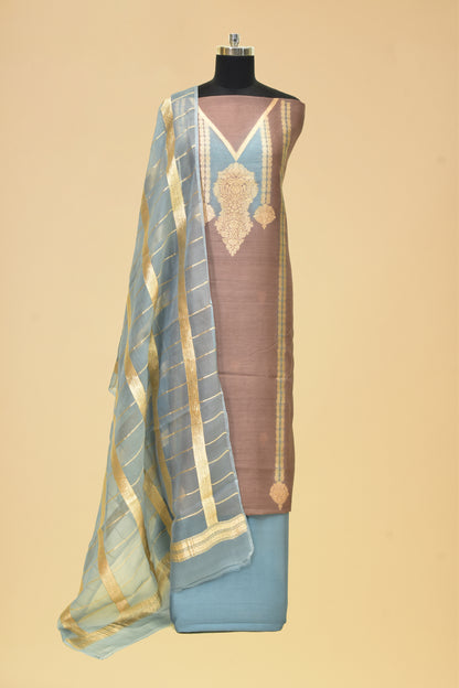 Handwoven Cotton Jaamdani Suit