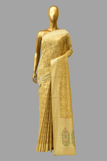 Handwoven Cotton Printed Saree