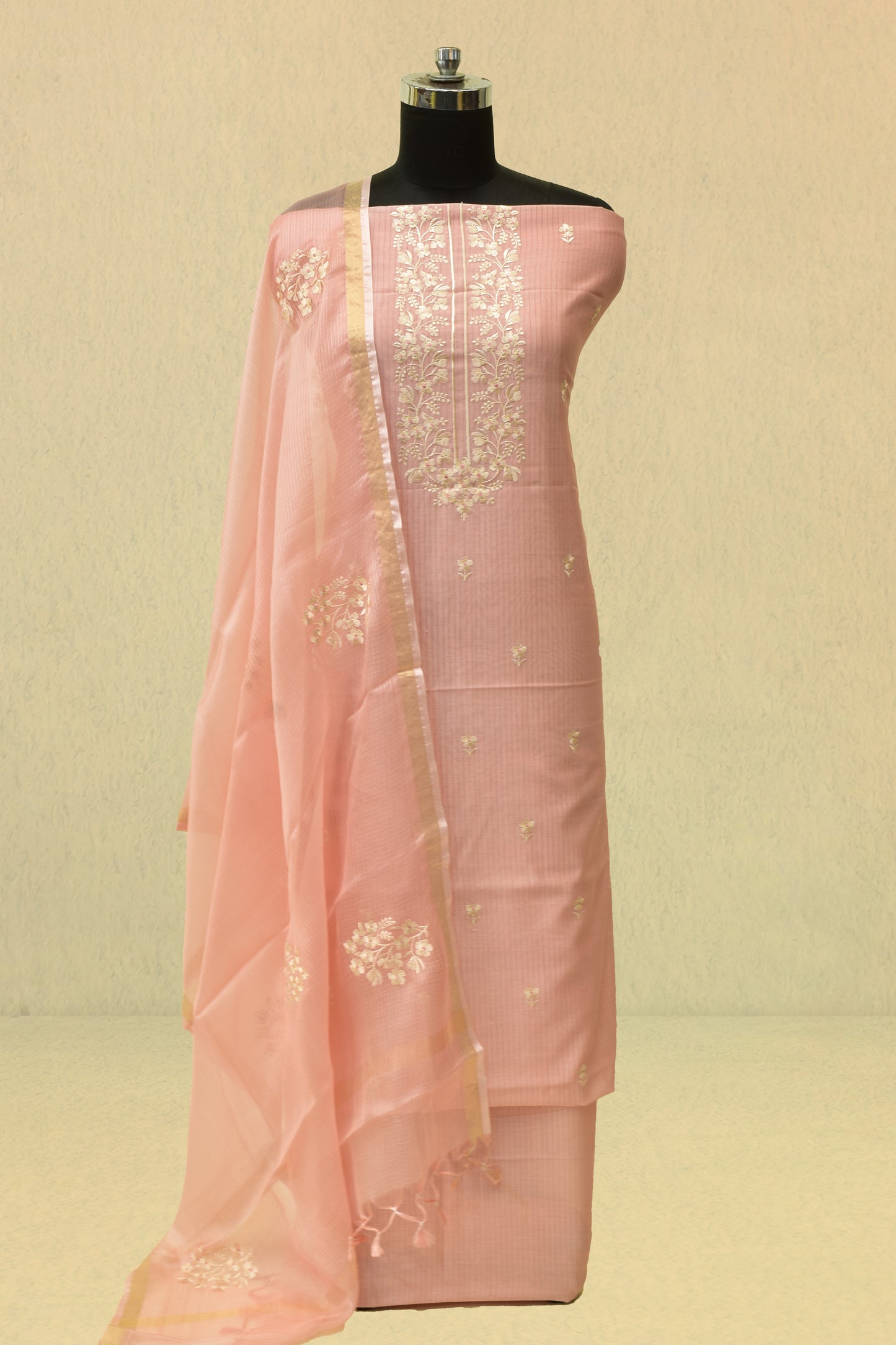 Cotton Embroidery Suit