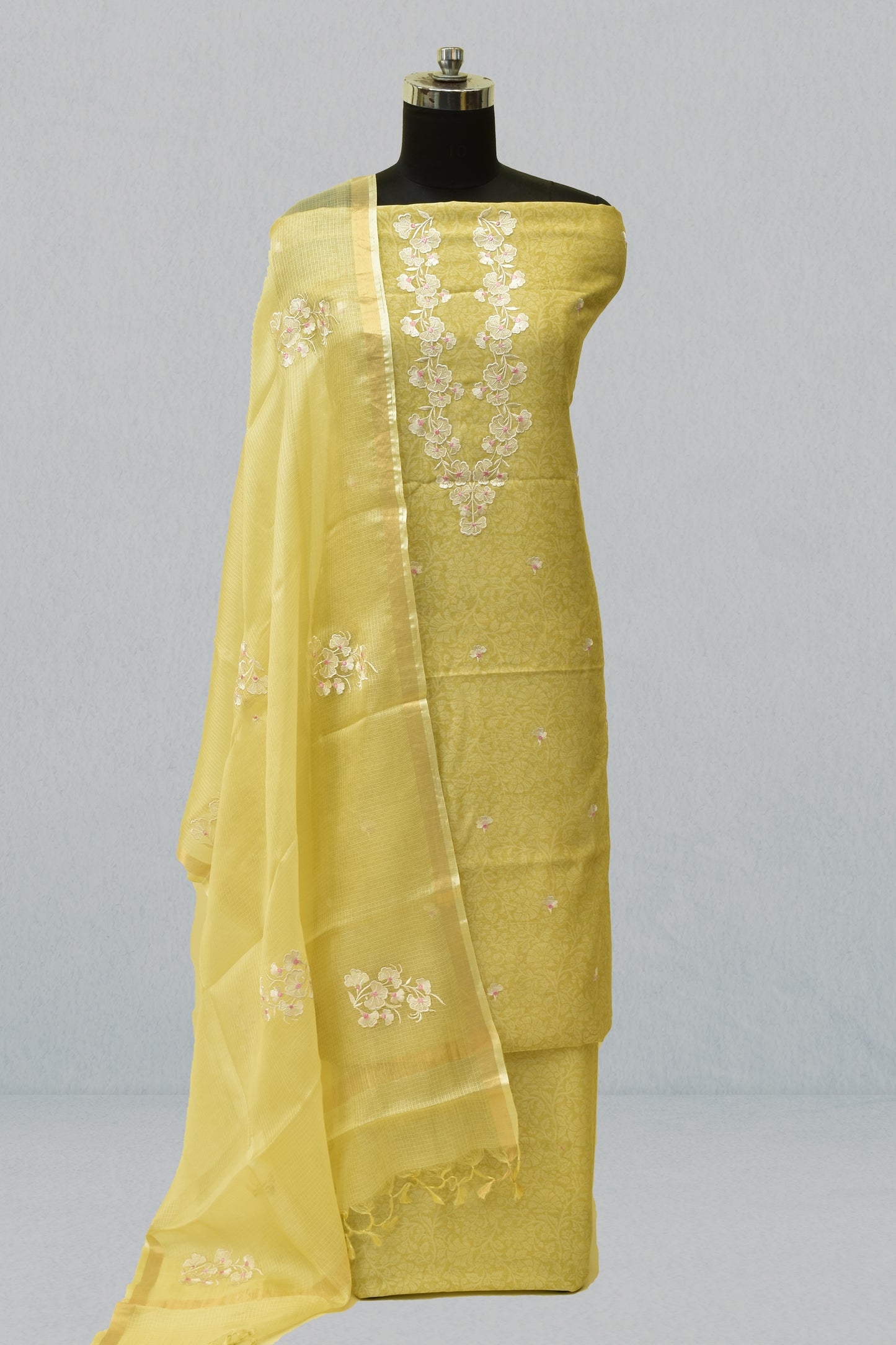 Cotton Embroidery Suit