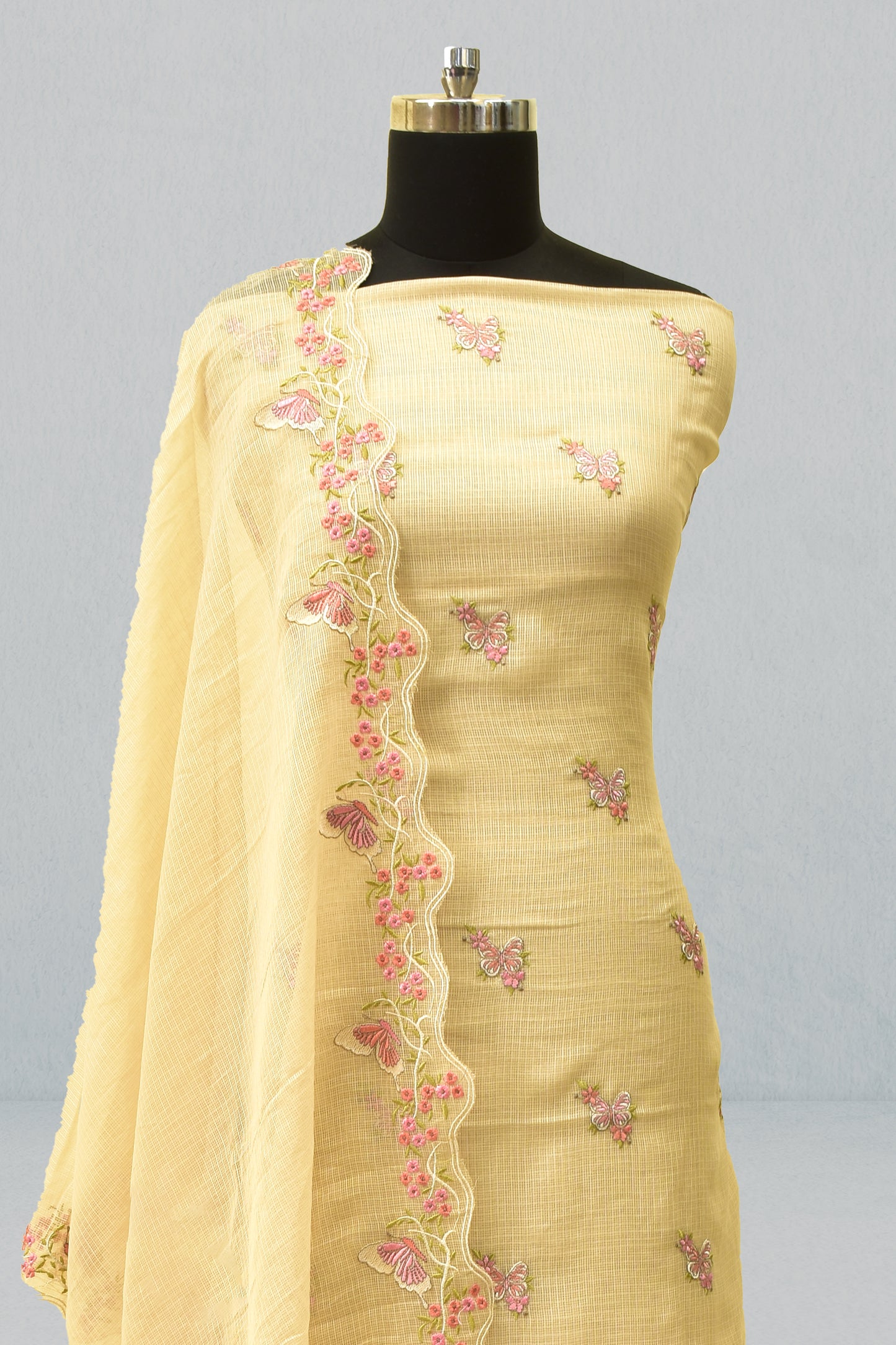 Cotton Embroidery Suit