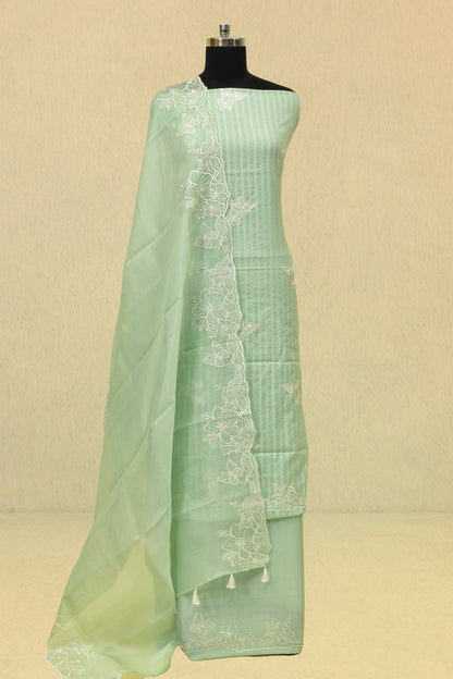 Cotton Cutwork Suit