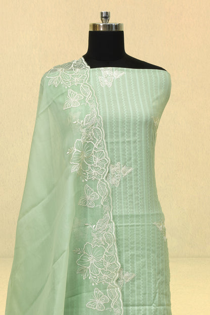 Cotton Cutwork Suit