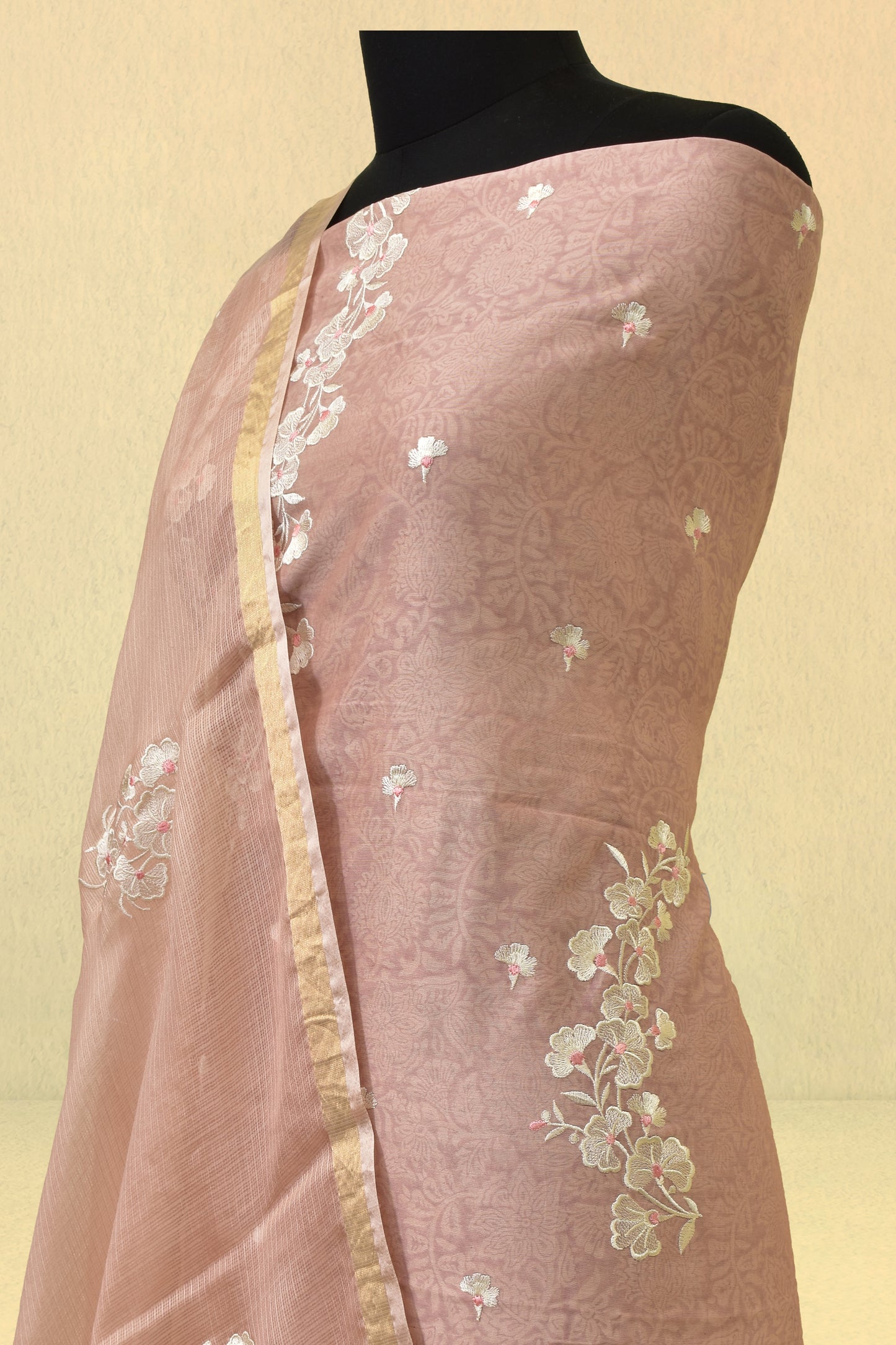 Cotton Embroidery Suit