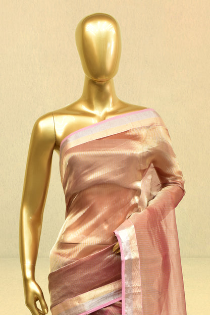 Tissue Plain Saree