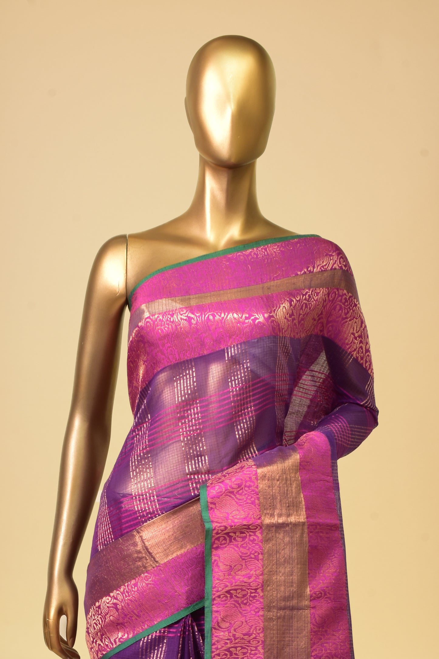 Pure Handwoven Banarasi Silk Cutwork Saree