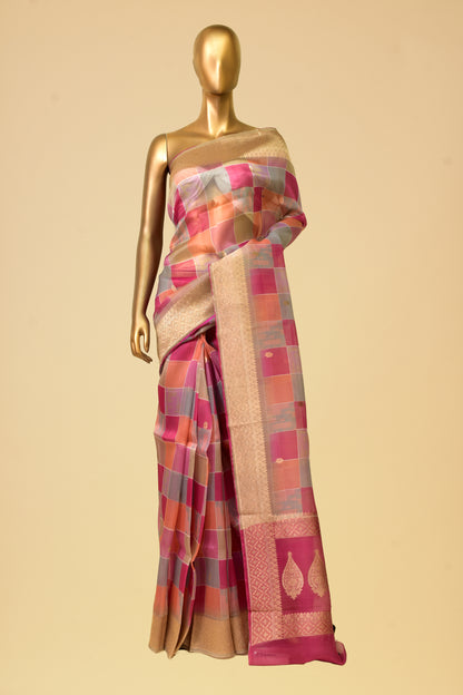 Kora Plain Saree