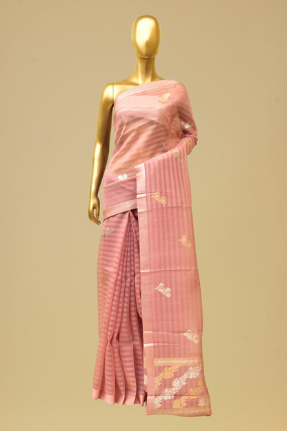 Kora Kadwa Saree