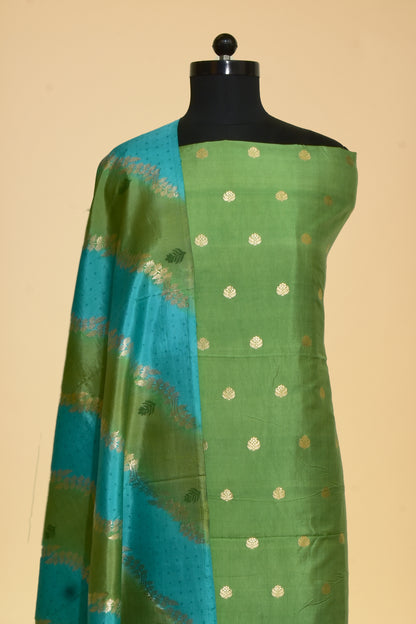 Silk Kadwa Booti Suit