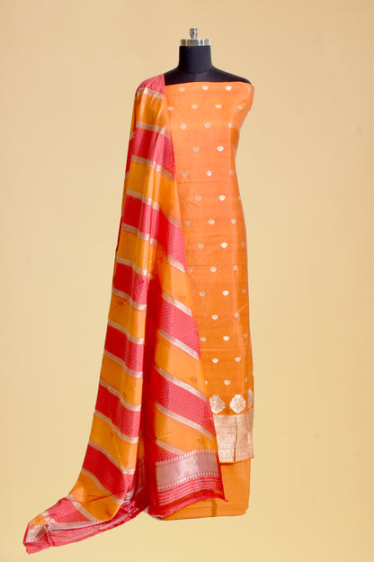 Silk Kadwa Booti Suit