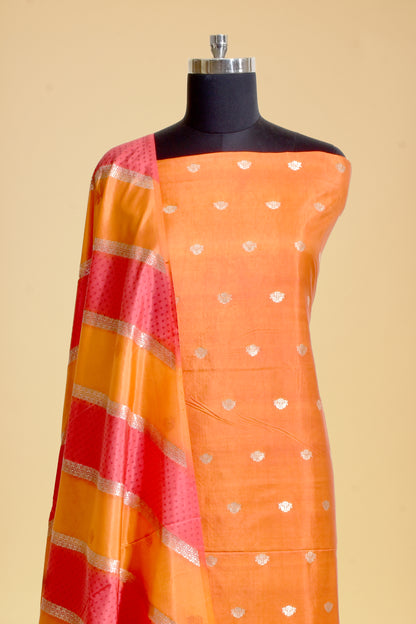 Silk Kadwa Booti Suit