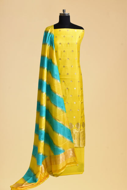 Silk Kadwa Booti Suit