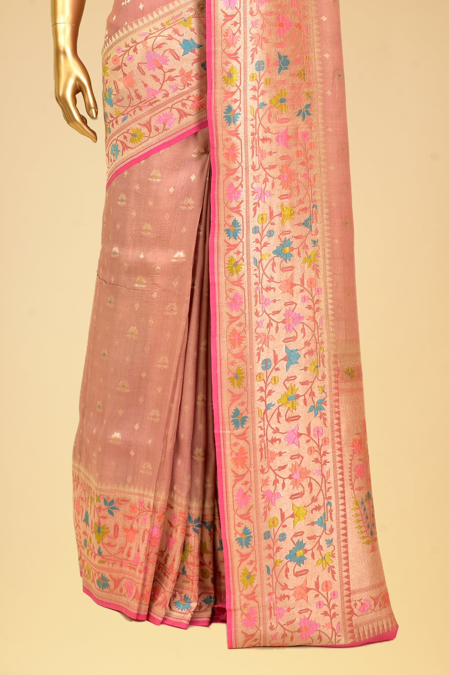 Tusser Cutwork Saree