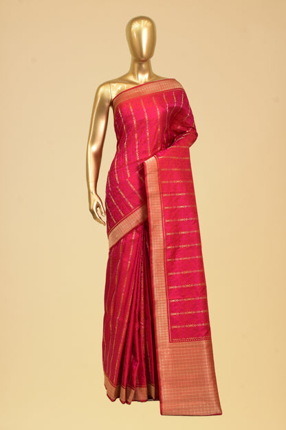 Satin Tanchoi Saree