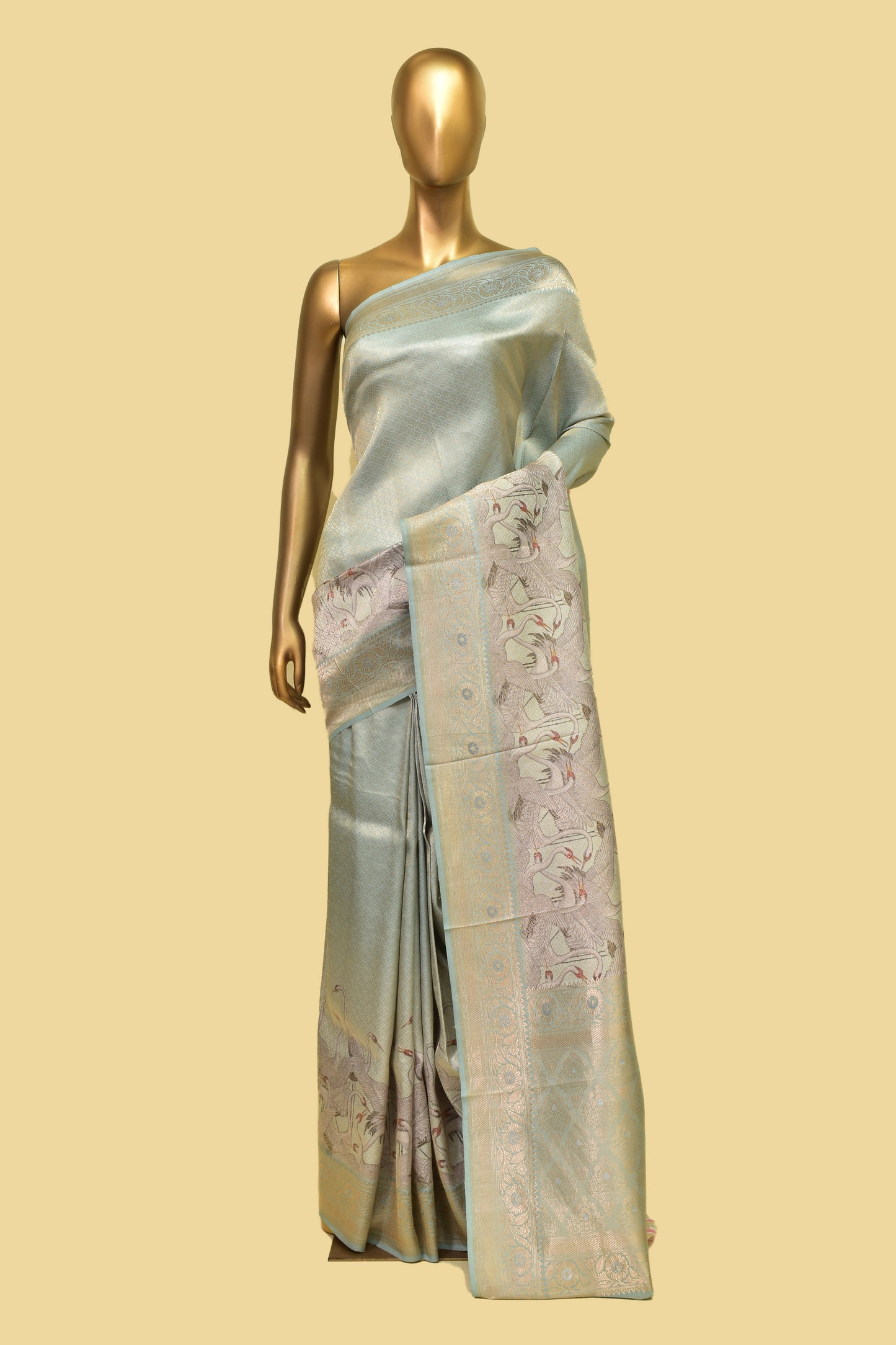 Banarasi Silk Emboss-Brocade Saree