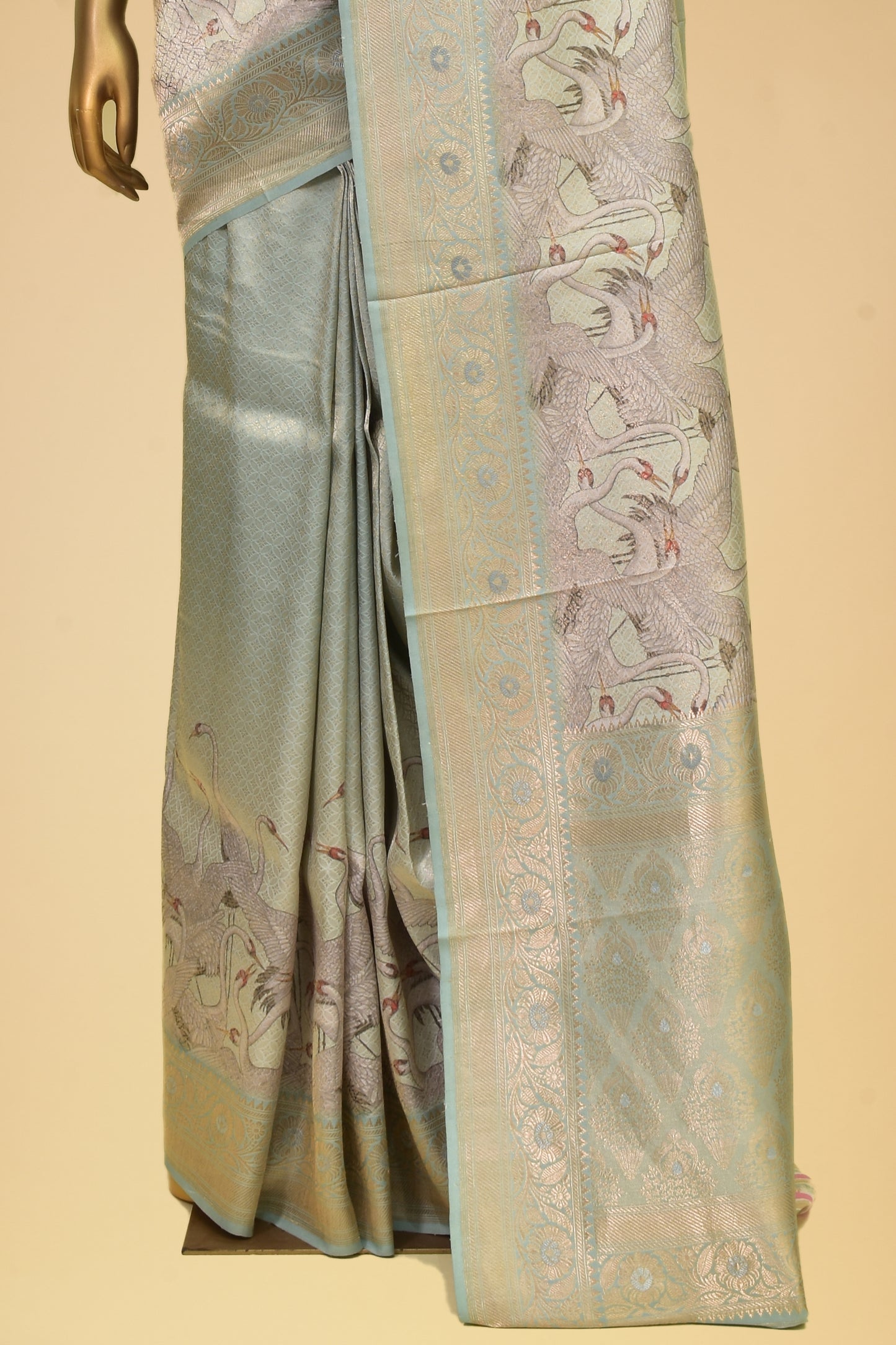 Banarasi Silk Emboss-Brocade Saree