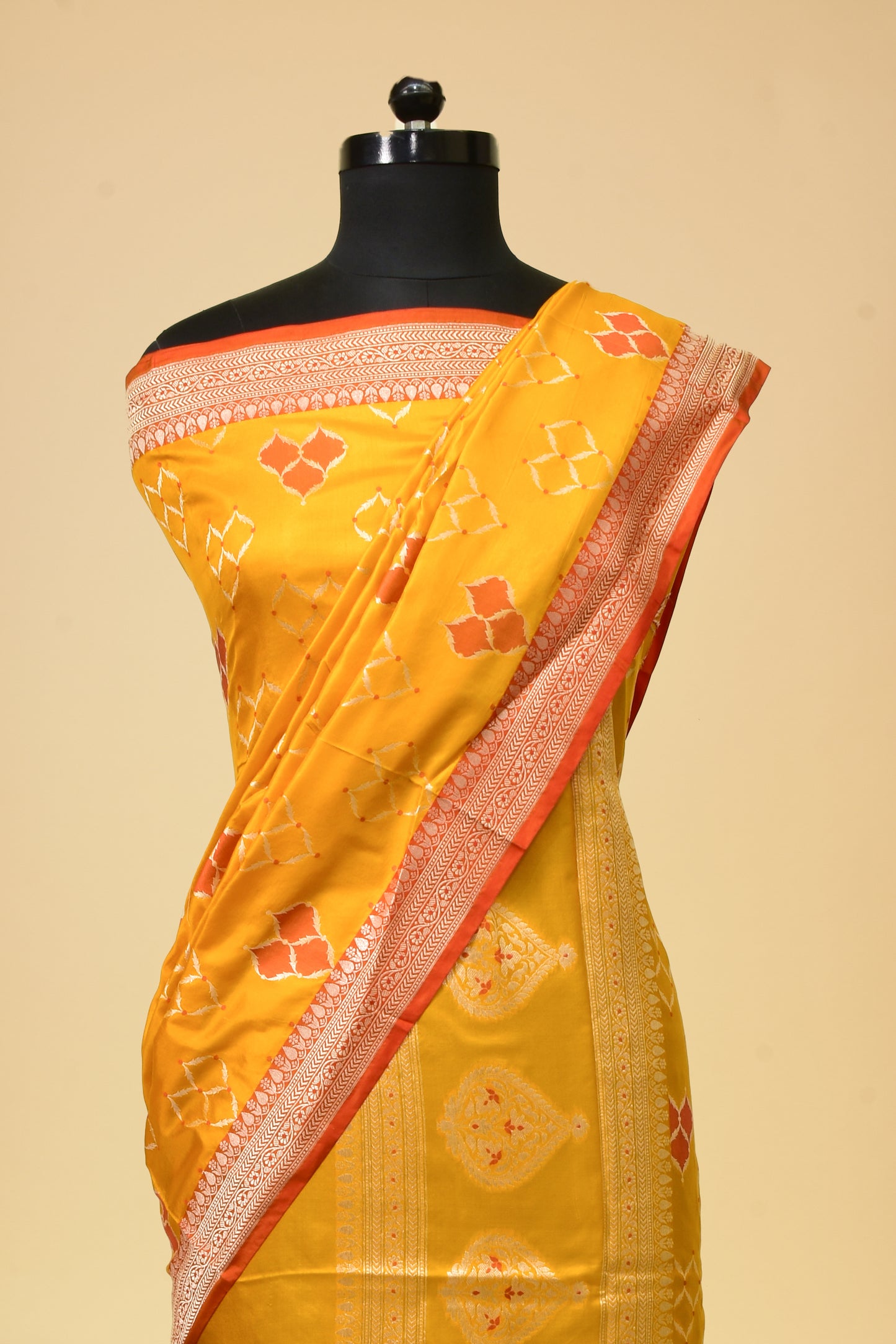 Pure Katan Silk Banarasi Handloom Cutwork Dupatta
