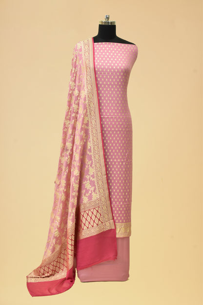 Handwoven Chiffon Silk Cutwork Suit