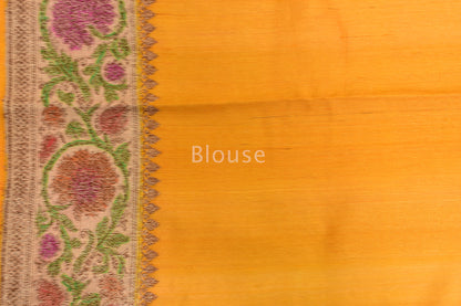 Tusser Kadwa  Booti Saree