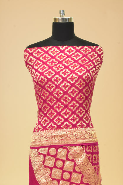 Pure Chiffon Silk Banarasi Handloom Cutwork Dupatta