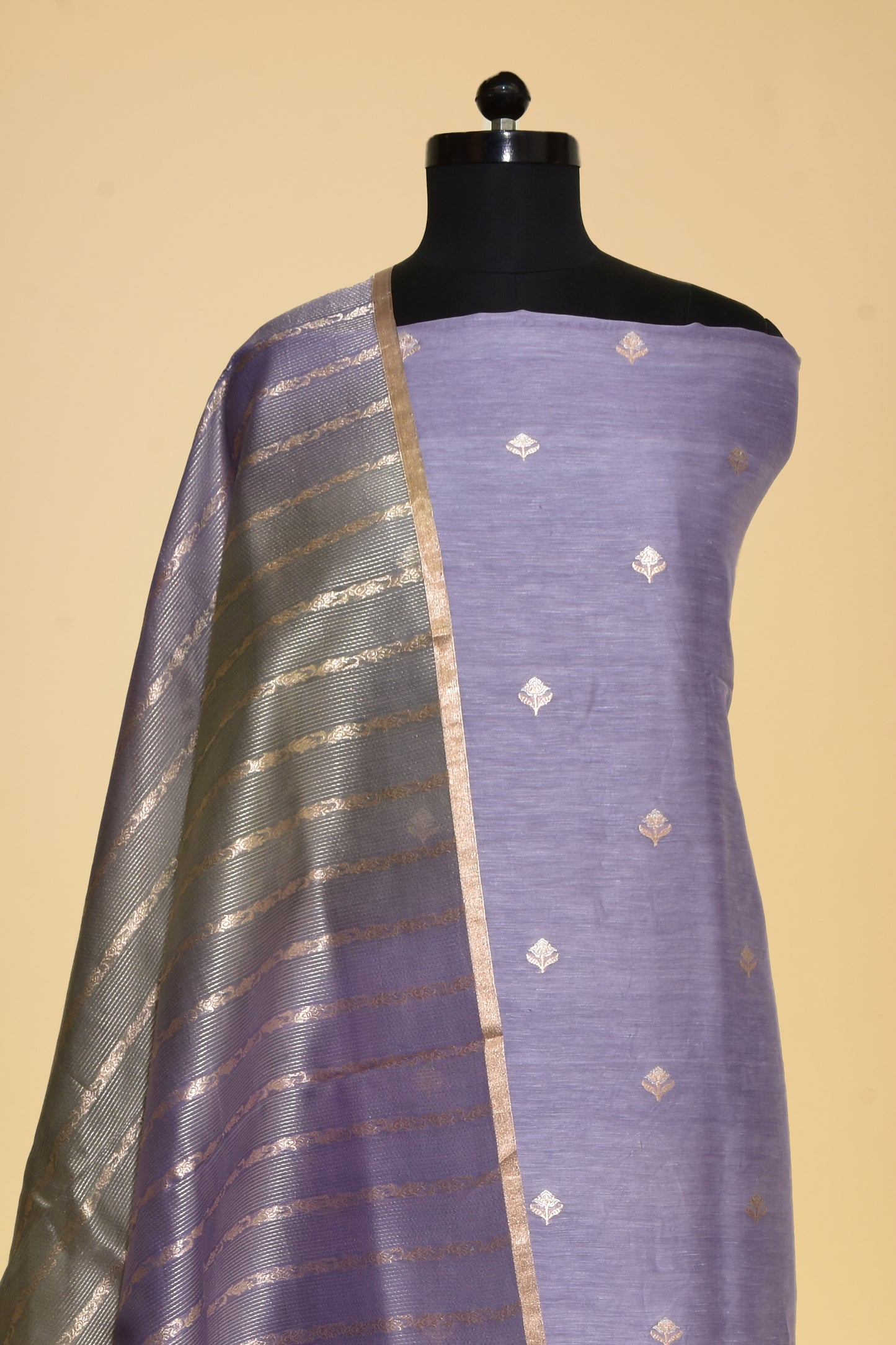 Silk Kadwa Booti Suit