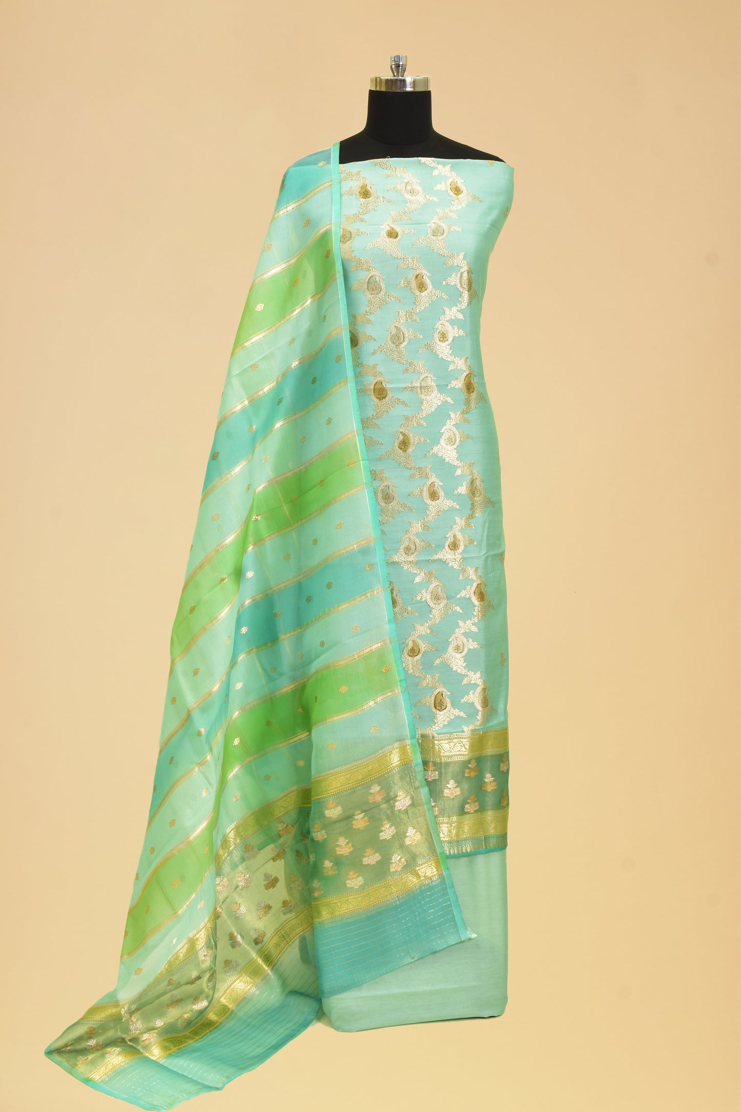 Silk Kadwa Suit