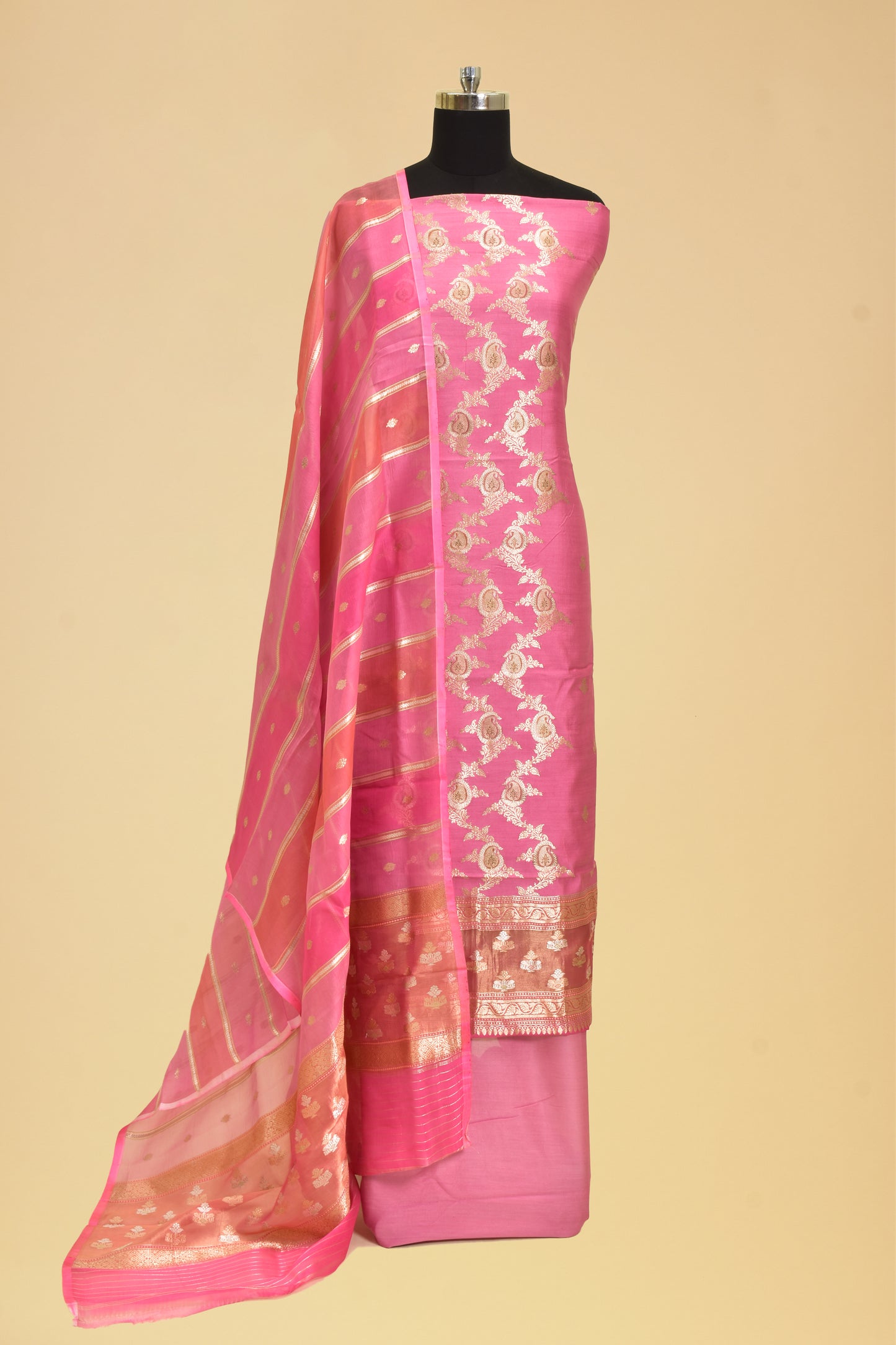 Silk Kadwa Suit