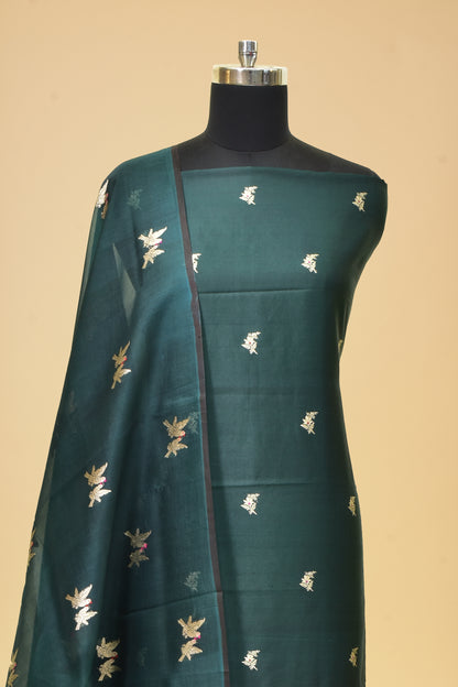 Silk Kadwa Booti Suit