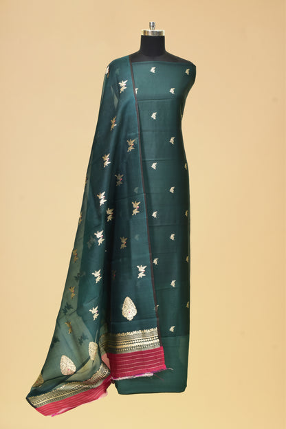 Silk Kadwa Booti Suit